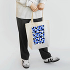 KAAK studioのTooth camo・ブルー Tote Bag