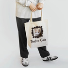 Twelve Catsのカフェラテ色の猫 トートバッグ