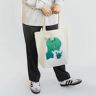 太田tom工房のうでくみ濃緑（透過） Tote Bag