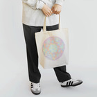 HIRO CollectionのRainbow Flower of Life & Hexagram Tote Bag