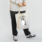 NIKORASU GOのユーモアネコデザイン「どおせかわいくないし」（Tシャツ・パーカー・グッズ・ETC） トートバッグ
