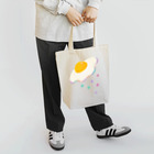 necocoaの空飛ぶめだまやき - Flying Fried Egg Tote Bag