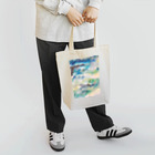 peonicの山に雨 Tote Bag