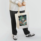 世界の絵画アートグッズのフアン・グリス 《チェックのテーブルクロスのある静物》 トートバッグ