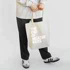 Activeindex( ˘ω˘)の白文字版 The End of Negative Rates Tote Bag