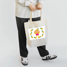 ジルトチッチのデザインボックスのパイナップル大好きクレコちゃん トートバッグ