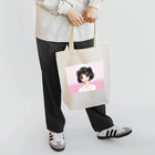 げーむやかんの女性看護師ピンク水玉背景 Tote Bag