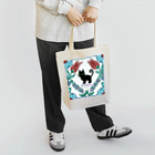 くろねこ倶楽部のくろねこタイル Tote Bag