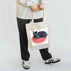 GrayTailのグレープフルーツのロシアンブルー乗せ Tote Bag