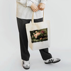 花名画アートグッズのフランス・モルテルマン《バスケットのピンクの薔薇》 Tote Bag