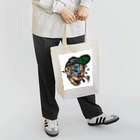ゴトウヒデオ商店　ゲットースポーツの画家ゴトウヒデオのロゴマーク トートバッグ