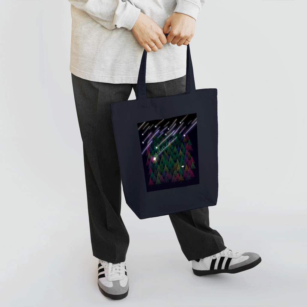 Drecome_Designの星降る森(紫) Tote Bag