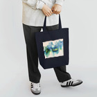 Akiyoのフィレンツェ画房 のブルーFluidFlowers2 Tote Bag