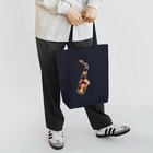  ふじねこ屋のflower saxophone Tote Bag