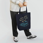 HELLO AND GOODBYEのBOOKWORM YELLOW Tote Bag