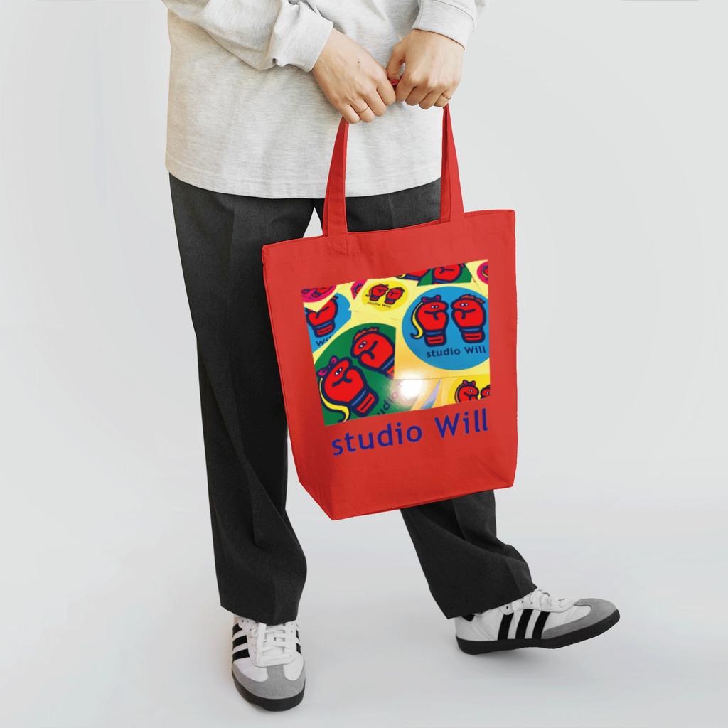 総合格闘技・フィットネス studio Willのstudio Will×INGRID カラフルトートバックB トートバッグ