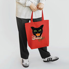 【ワル☆ネコ】の【ワル☆ネコ】クロちゃんロゴ Tote Bag