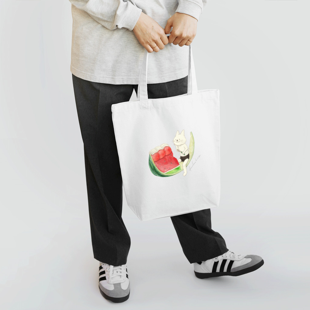 FWAFWA house+のネコぱんとスイカゼリー  Tote Bag