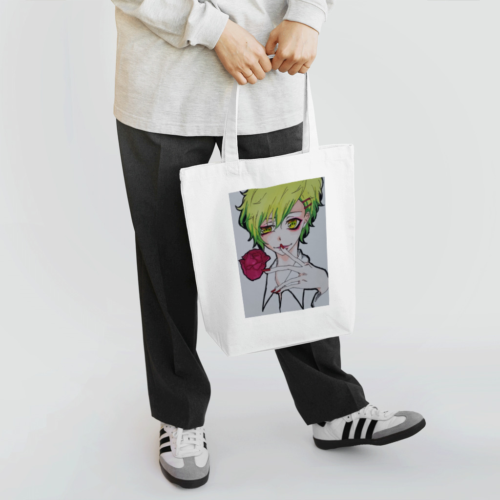 幻想真紅の薔薇少年 Tote Bag