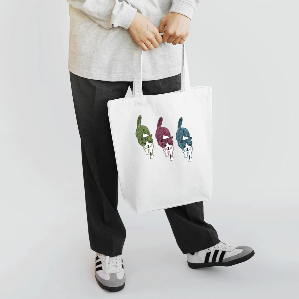 あかべこ太郎次郎の血統書付きねこ 歩く Tote Bag