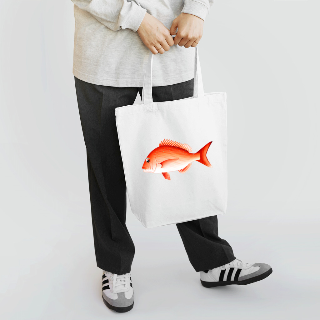 【魚類】おさかなちゃん☆図鑑の【魚類】マダイちゃん☆真鯛 Tote Bag