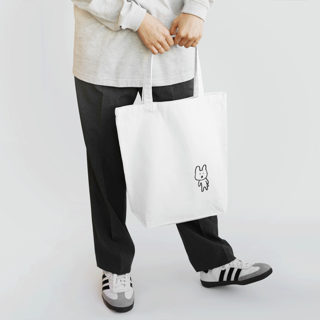 どせいのわっかの何かに気付いたうさぎ Tote Bag