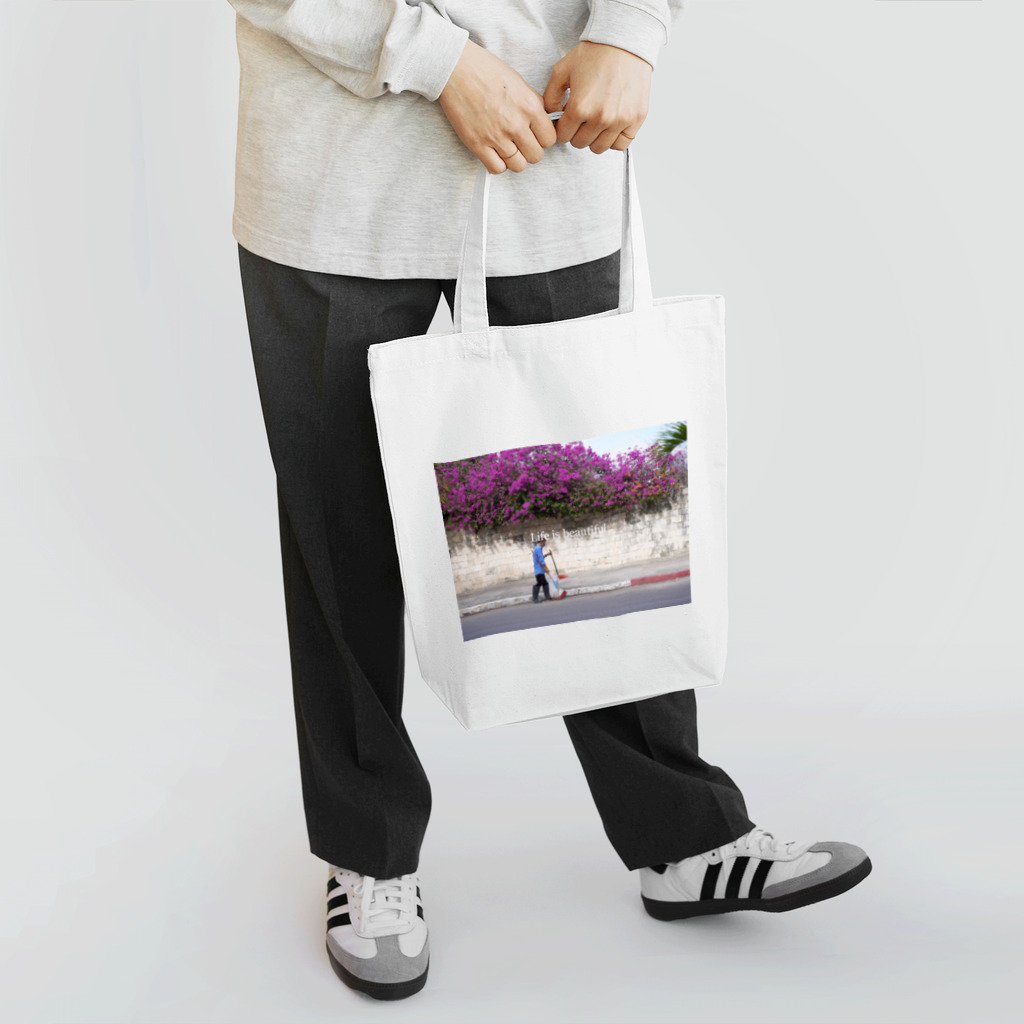 ipunigraphの花とおじさん Tote Bag