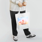 NEON LIGHT STARSのサントリーーニ Tote Bag