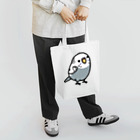 Cody the LovebirdのChubby Bird セキセイインコ　グレー　女の子 Tote Bag