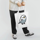 Cody the LovebirdのChubby Bird セキセイインコ　グレー　男の子 Tote Bag