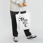 PANDA panda LIFE***の文字を運ぶパンダ Tote Bag