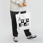 SOUL JACKのモノクロ・クロス　トートバッグ Tote Bag