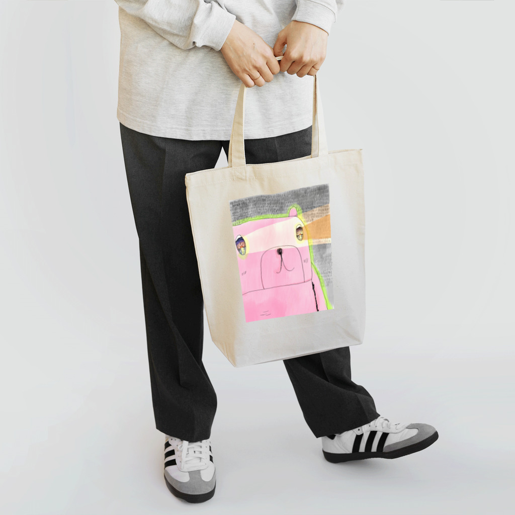 kumaku9のよあけのくまく Tote Bag