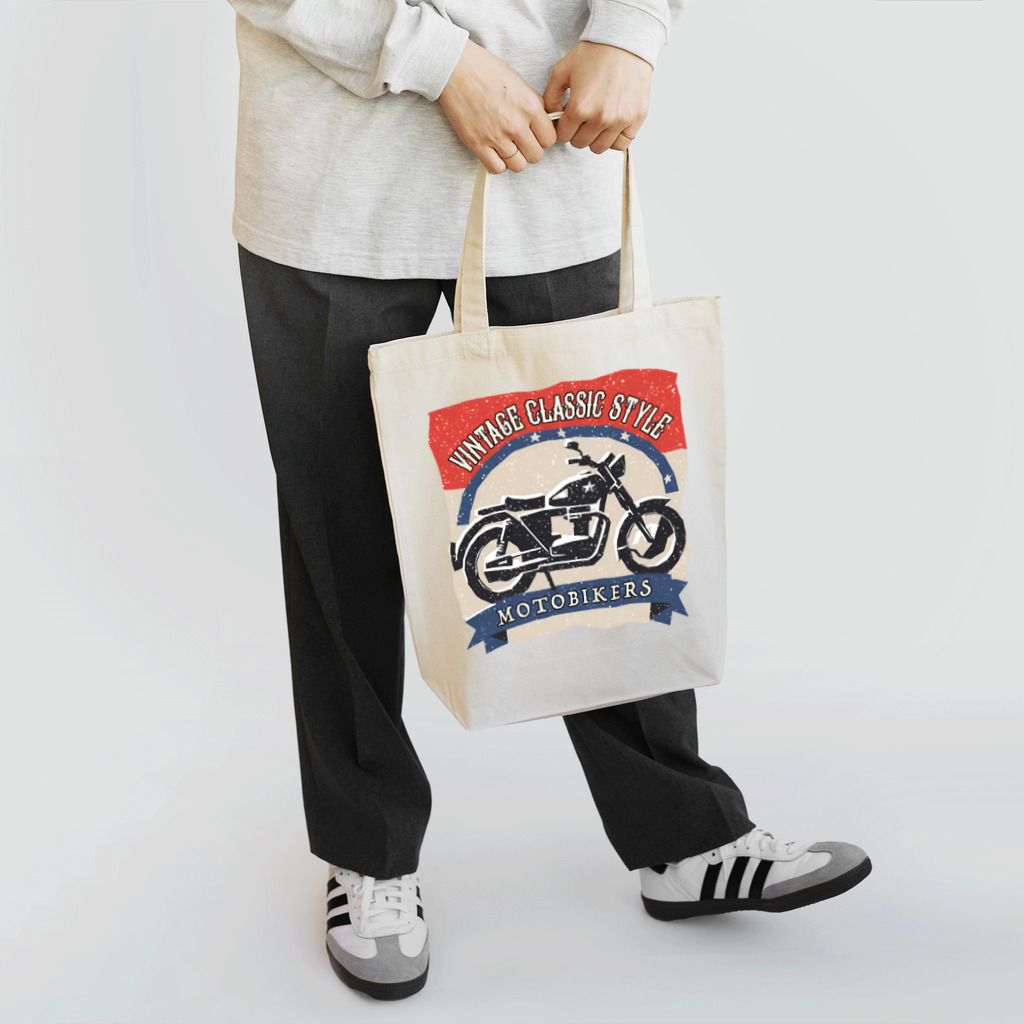 CC DESIGN WORKSのヴィンテージバイク-01 Tote Bag