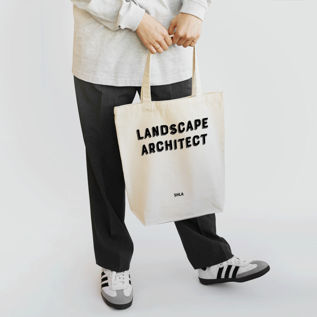 Landscape Architecture｜Studio HataKeのSHLA | ランドスケープアーキテクト グッズ ｜職能シリーズ トートバッグ