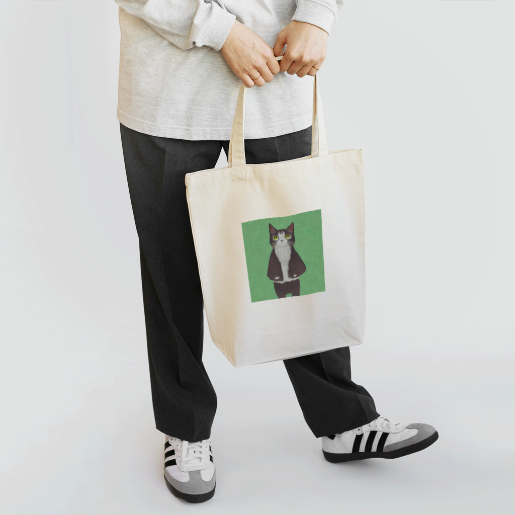 カレー屋　月夜のライオンのオシャレ猫さん Tote Bag