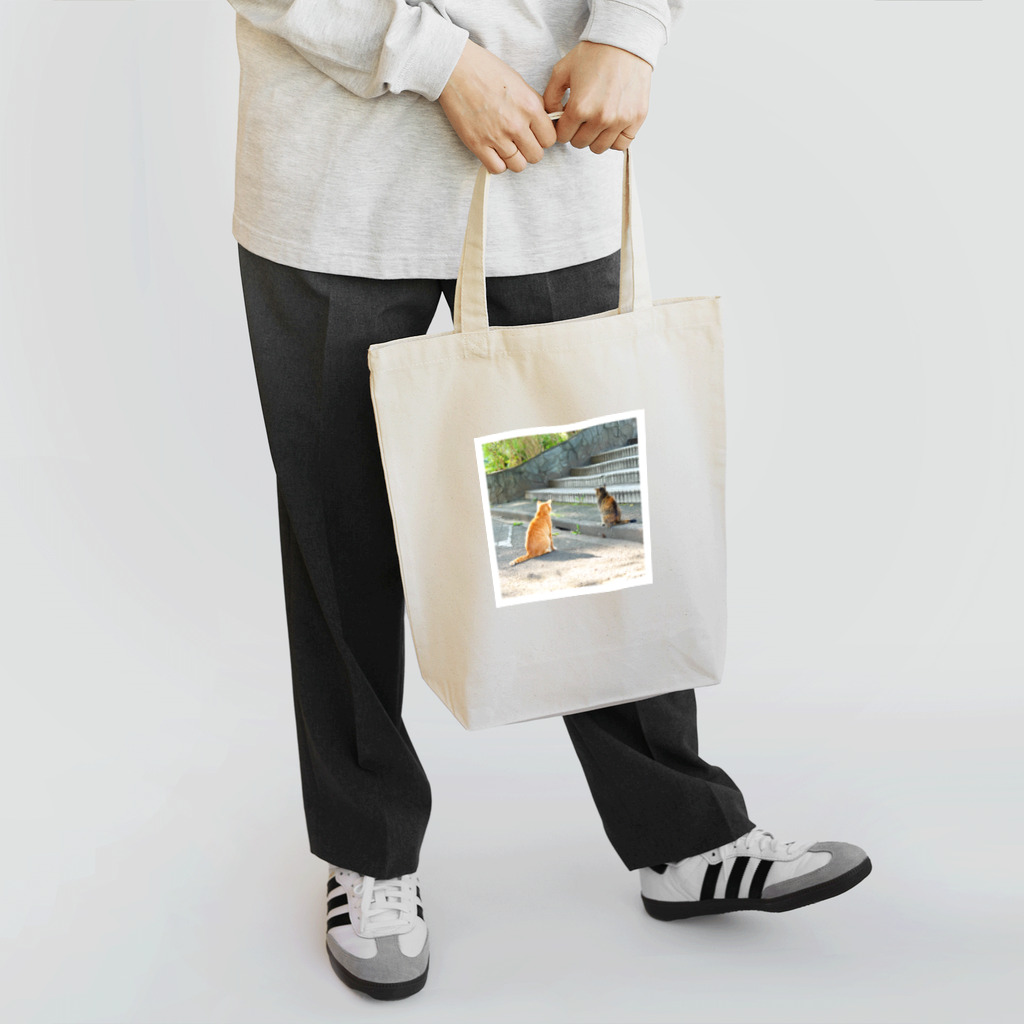 イロワケイルカさんの猫 Tote Bag