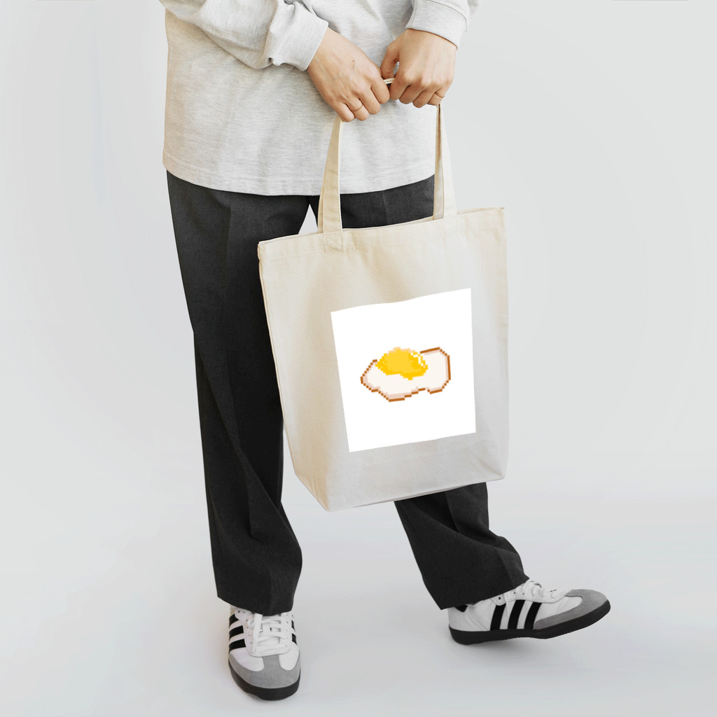 ワカメ昆布の目玉焼き(半熟)(ドット絵) Tote Bag