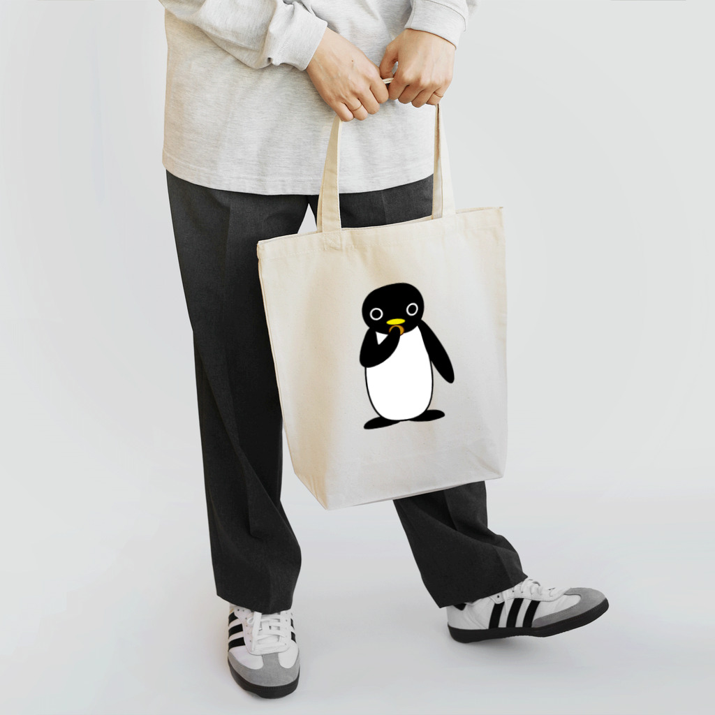 みすづの食いしん坊なペンギン トートバッグ