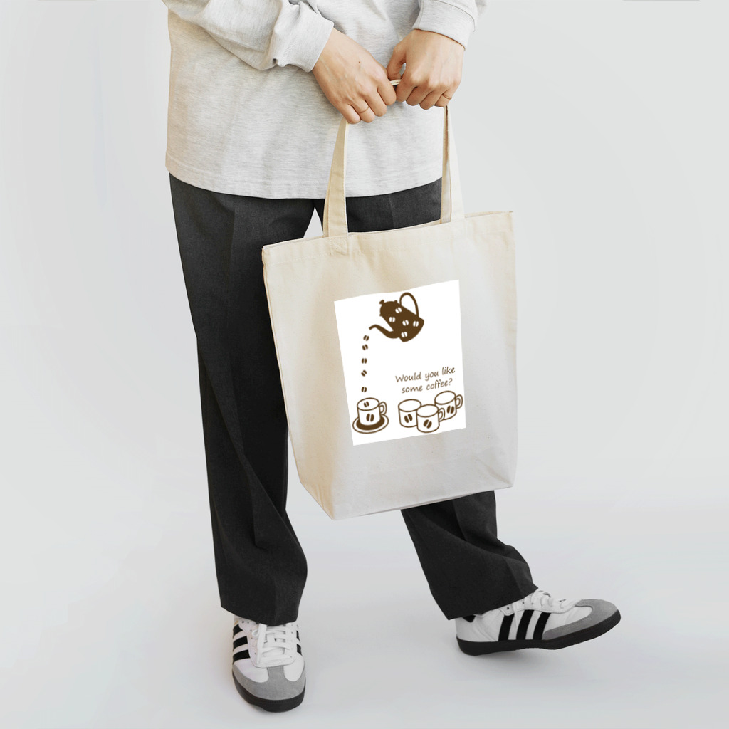 Lettle Happy Everydayのコーヒーはいかが？ Tote Bag