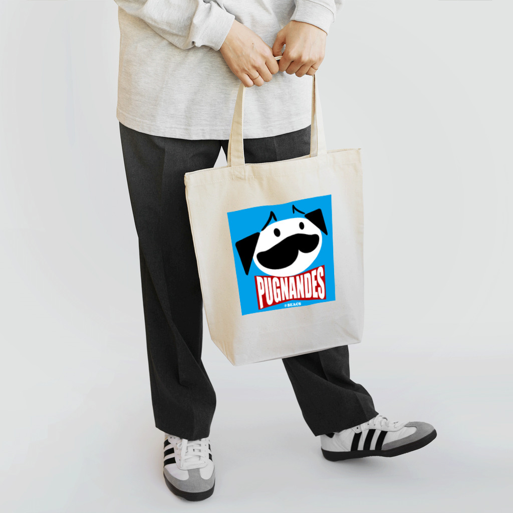 BEACSのPUGNANDES2022‗Blue Tote Bag