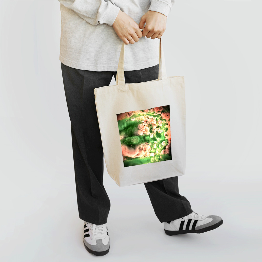 キモグラフィック屋さん － Unconscious Art －のベルツノガエル Tote Bag