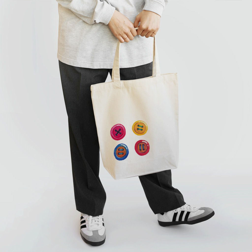 Chiharu Endoのカラフルボタン Tote Bag