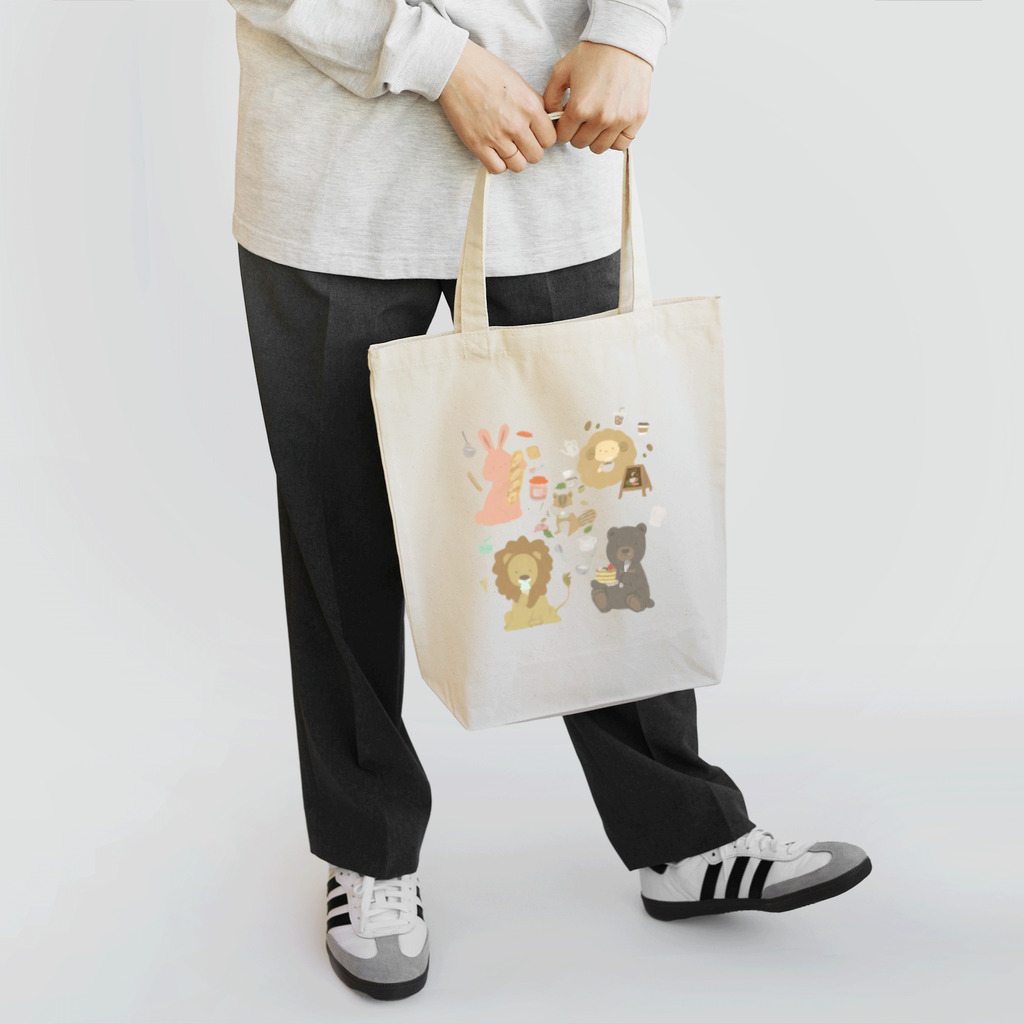 annin01のほのぼのどうぶつたち。 Tote Bag