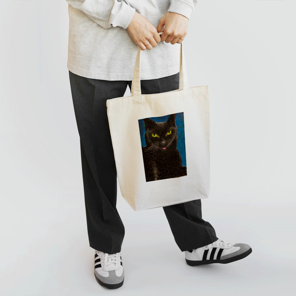 みすずのベロの出た黒猫 Tote Bag