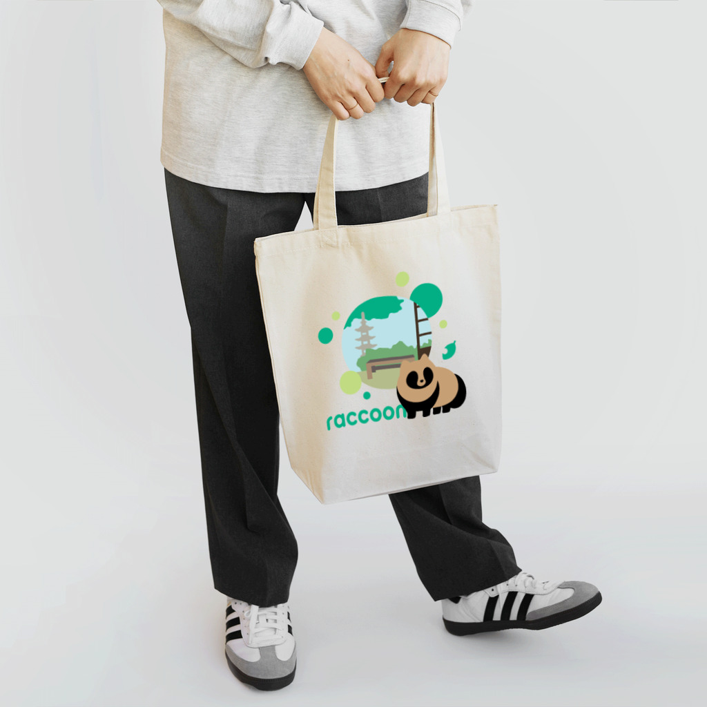 raccoon-cpのラクーンちゃんメインイラスト Tote Bag