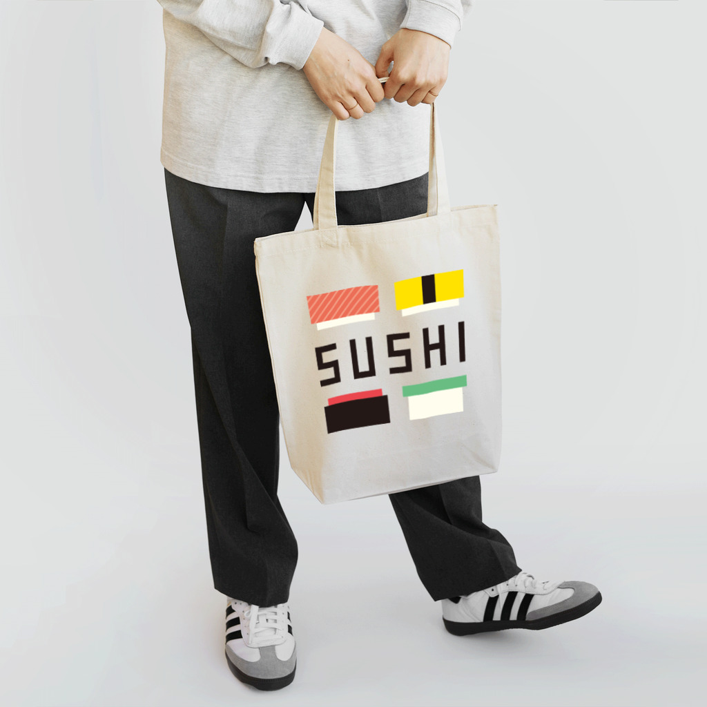 cooljapan.tokyoのSALMON × TAMAGO × IKURA × MENEGI Tote Bag