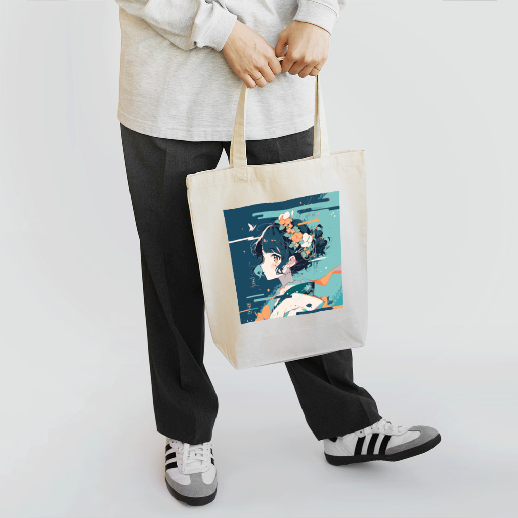 マルトモ3の着物ガール Tote Bag