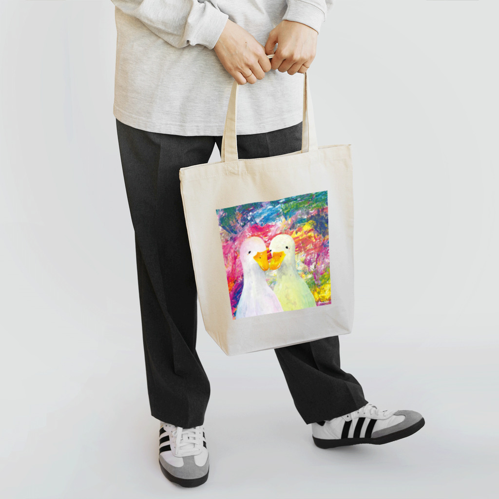 はむたぬぅのぽかぽかアヒルさん Tote Bag