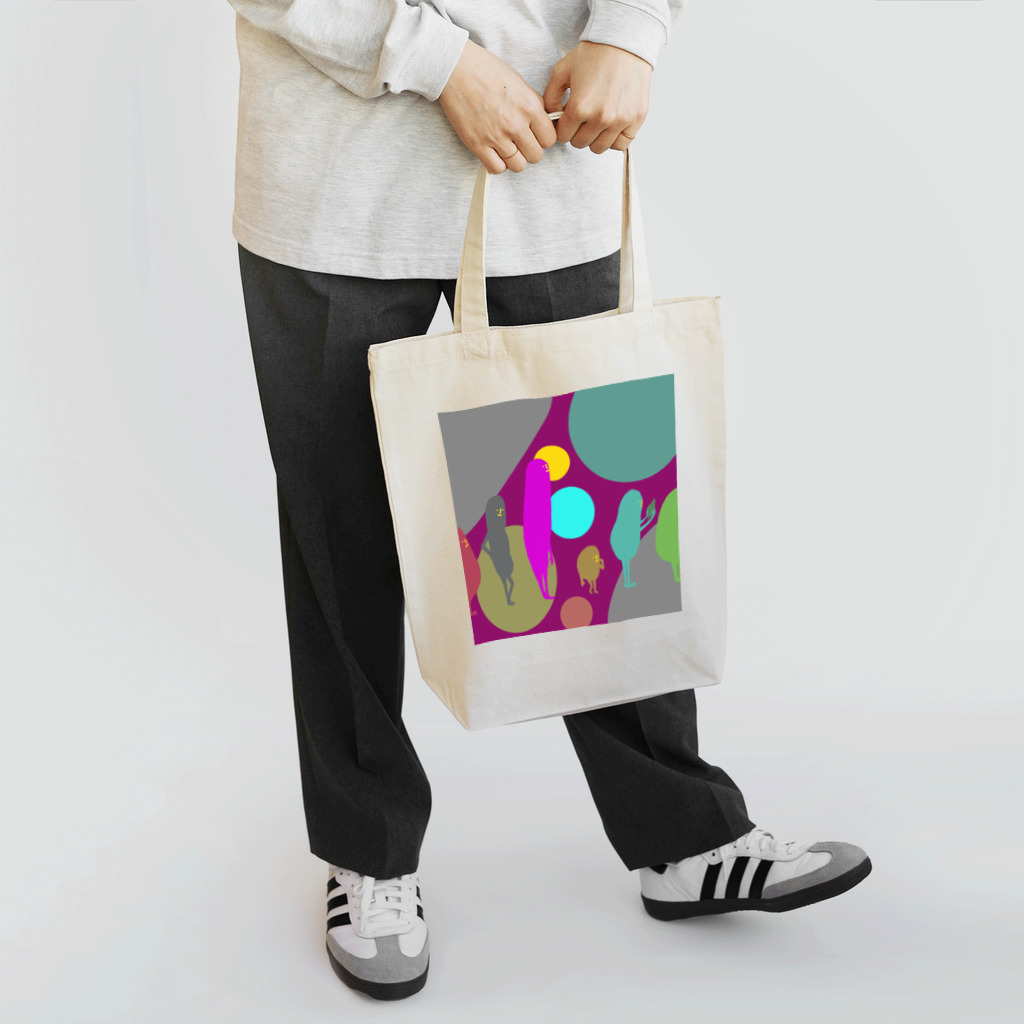 もじゃの店の行列もじゃ Tote Bag